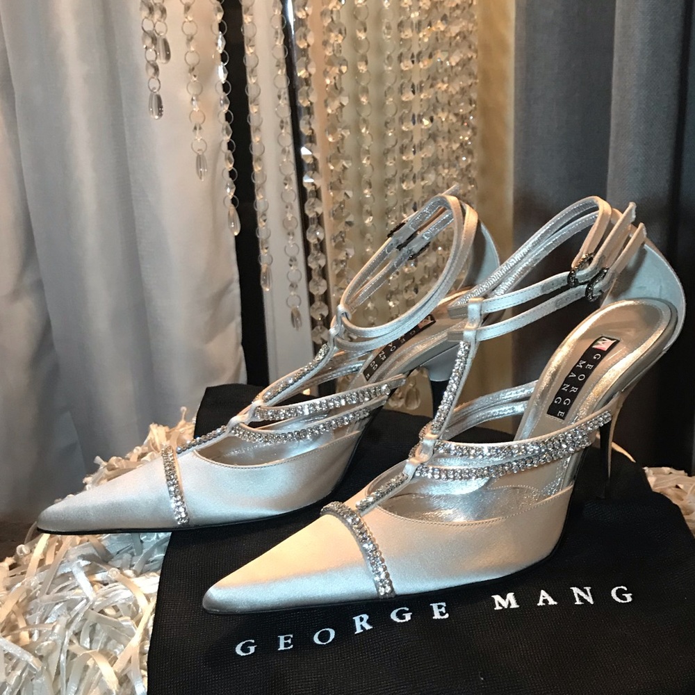 George Mang designer High Heels embellished shoes